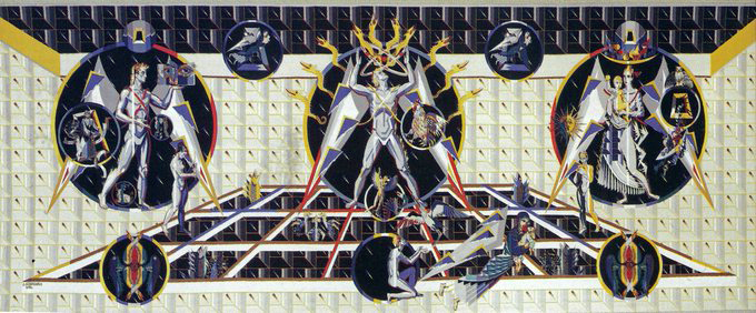 The “Chernobyl” tapestry by a Belarusian artist was gifted in 1991 to the United Nations in New York, five years after the cataclysmic nuclear explosion in Ukraine, which also heavily affected Belarus